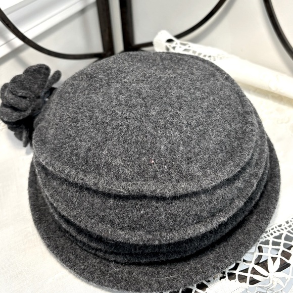Scala Charcoal Wool Hat - Picture 3 of 7